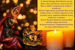 Religijne kartki z życzeniami na Boże Narodzenie