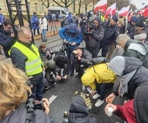 Protest plantatorów tytoniu w Warszawie (3.11.2025)
