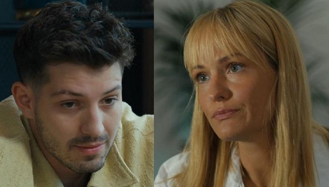 Barwy szczęścia, odcinek 3247. Justin (Jasper Sołtysiewicz), Ola Zamilska (Michalina Robakiewicz)