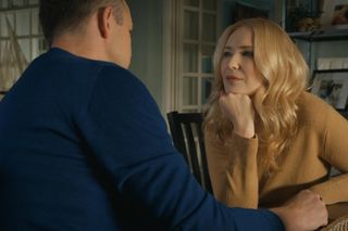 Barwy szczęścia, odcinek 3072. Karolina (Marta Dąbrowska), Bruno (Lesław Żurek)