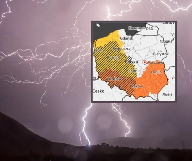 IMGW ostrzega przed burzami w Zachodniopomorskiem! Zostańmy w domach!