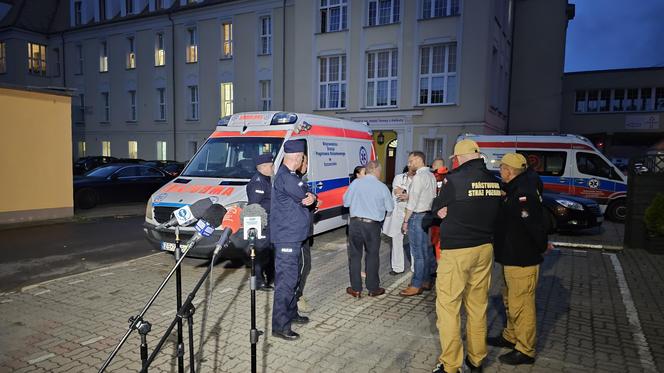 Wypadek w pobliżu Konotopu  - autobus z tirem 