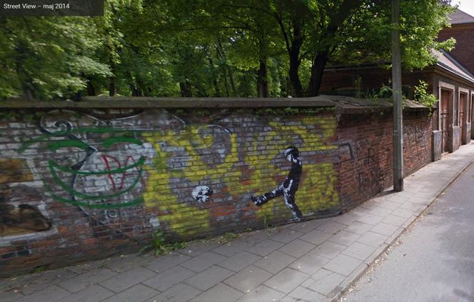 Street art na rogu Miodowej i Siedleckiego