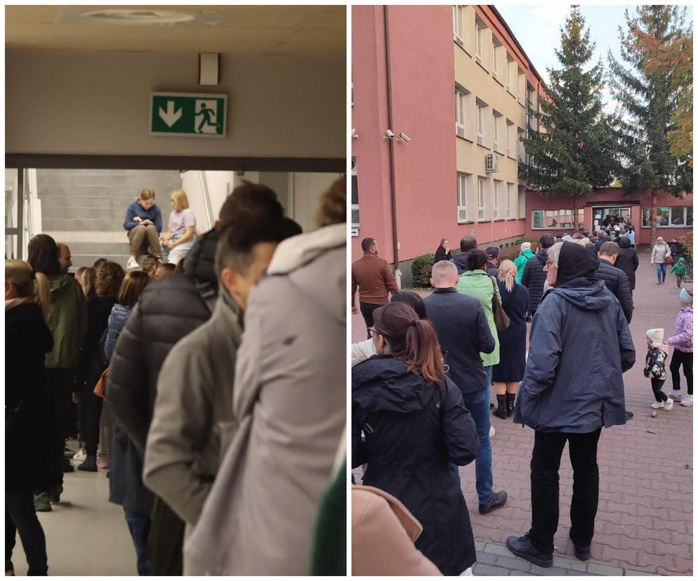 Ogromne kolejki przed lokalami wyborczymi w Lublinie. W wielu miejscach czeka się ponad godzinę