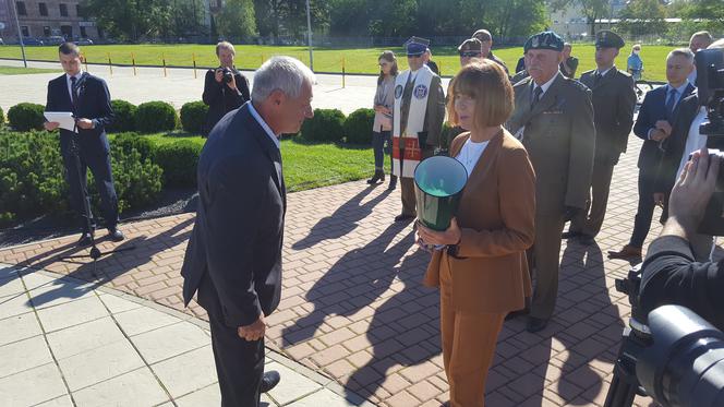 Odsłonięcie tablicy upamiętniającej powstanie 5. Pułku Strzelców Konnych w Tarnowie