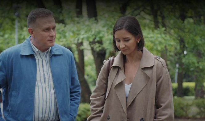 M jak miłość odc. 1886. Agnes (Amanda Mincewicz), Artur Rogowski (Robert Moskwa)