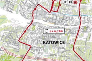 Tour de Pologne trasa Katowice