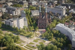 Koncepcja przebudowy ulic na Starej Pradze autorstwa pracowni RS Architektura Krajobrazu