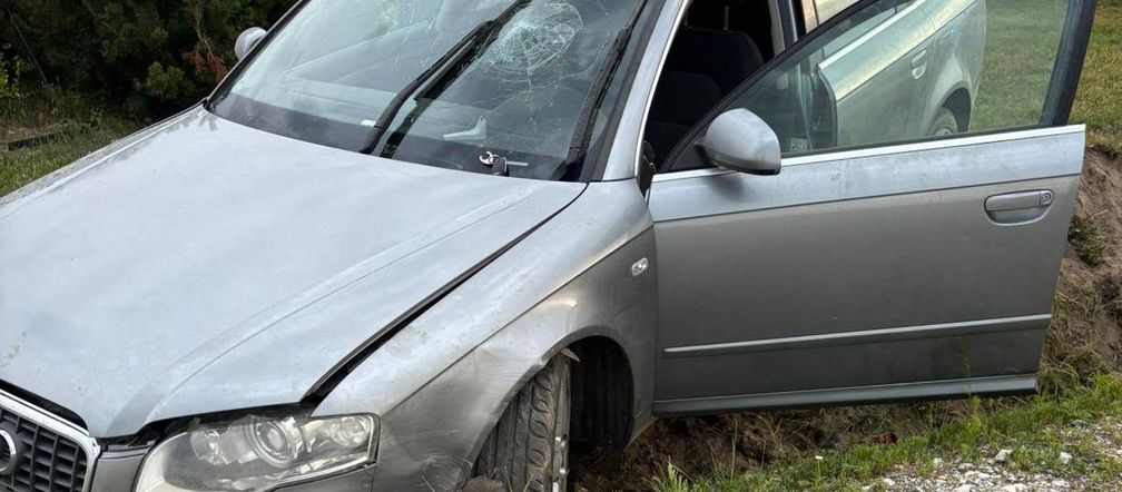 Pijana matka wjechała do rowu. Dramat w Kujawsko-Pomorskiem