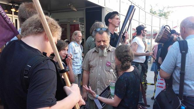 Protest w Teatrze Polskim