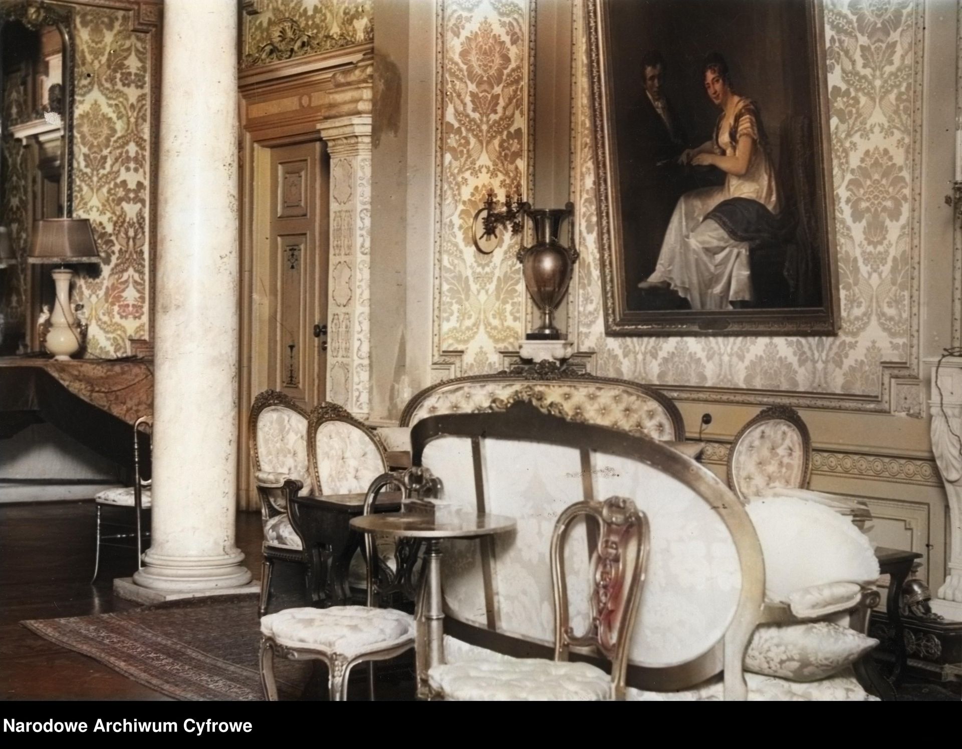 Pałac Sobańskich w Warszawie. Wnętrza