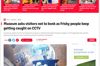 Wydarzenia w Forcie Gerharda zyskały ogólnoświatowy rozgłos