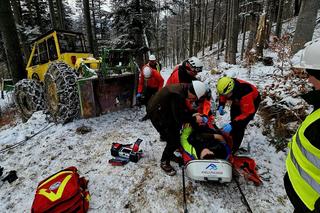 Traktor przejechał mężczyznę. Dramat na Podkarpaciu