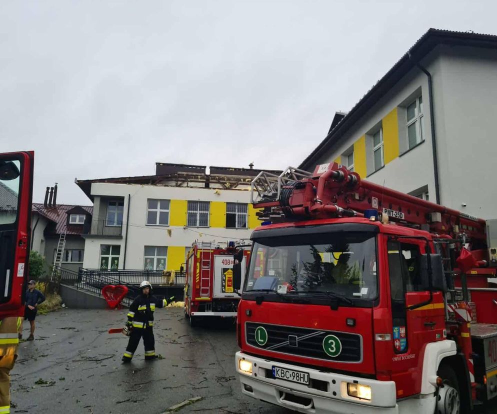 Nawałnice w Małopolsce. Setki interwencji straży pożarnej 