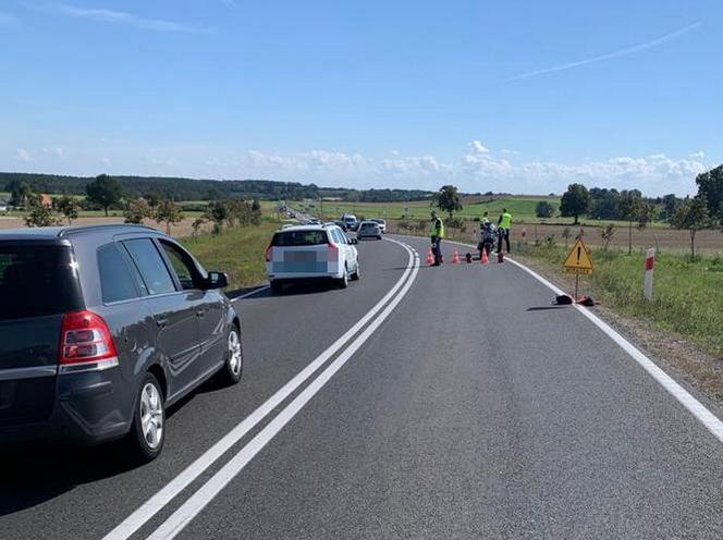 Śmierć motocyklisty w Lucimiu. Przy tej prędkości nie miał najmniejszych szans przeżyć