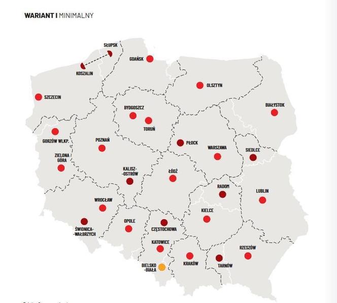 Propozycja nowego podziału Polski