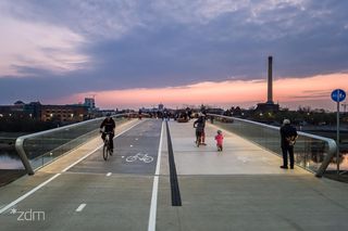 Mosty Berdychowskie w Poznaniu z wyróżnieniem. To jedna z najlepszych infrastruktur rowerowych Europy