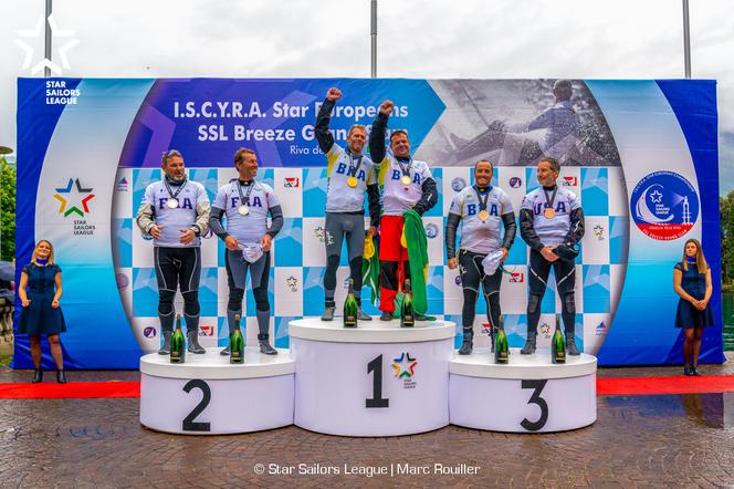 Podium regat ME klasy Star i SSL Breeze Grand Slam