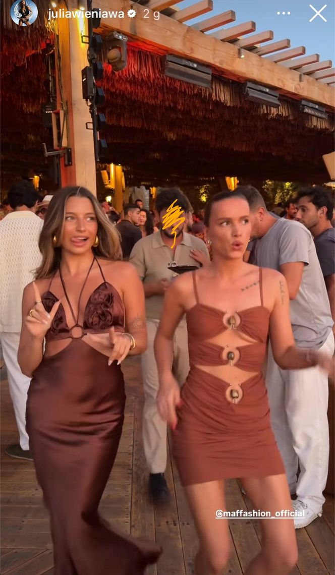 Julia Wieniawa i Maffashion na Mykonos w Grecji