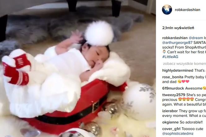 Dream Kardashian jako Santa Baby