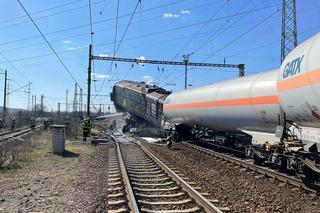 W Czechach zderzyły się w Niedzielę Wielkanocną dwa pociągi towarowe