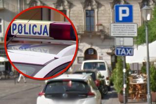 Krwawe starcie kierowców w centrum Krakowa. Taksówkarz raniony w szyję!