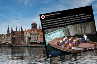 Gdańsk. O krok od tragedii? Łódź miała próbować sforsować wrota przeciwpowodziowe [WIDEO]