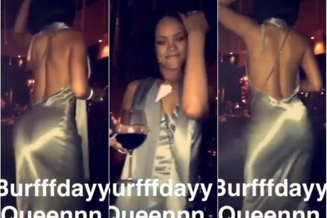 Rihanna twerkuje na 28. urodzinach
