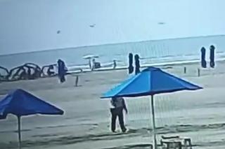 Piorun zabił 34-latkę na plaży! Szokujące wideo pokazuje ostatnie chwile