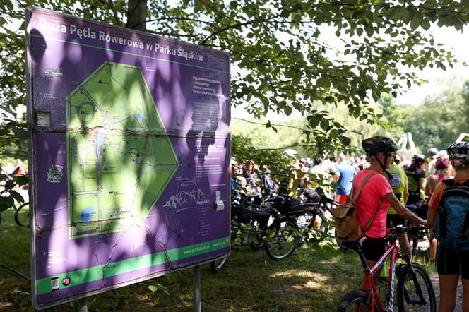 Śląskie Święto Rowerzysty w Parku Śląskim obchodziło kilkuset fanów dwóch kółek