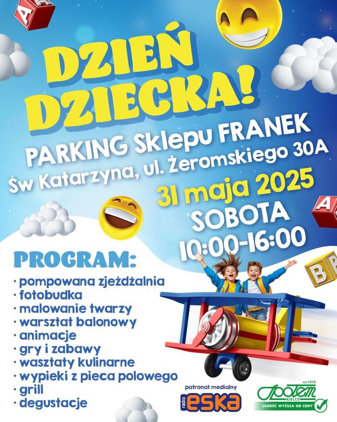 Dzień Dziecka w sklepie Franek w Świętej Katarzynie
