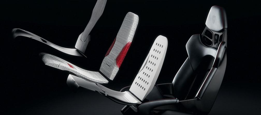 Porsche prezentuje nową koncepcję sportowych siedzeń. Teraz kubełkowe fotele będą wykonane techniką druku 3D