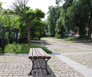 Taras widokowy na placu im. Jerzego Giedroycia w Lublinie