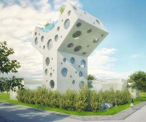 Willa Y - nietypowy dom jednorodzinny od MVRDV