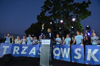 Wybory 2020. Wieczór wyborczy Rafała Trzaskowskiego