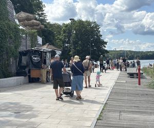 Wakacyjny patrol Eska Summer City na olsztyńskiej Plaży Miejskiej