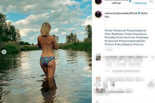 Marta Chodorowska zrzuciła stanik przed obiektywem. 41-letnia gwiazda Klanu i M jak Miłość pokazuje wdzięki 