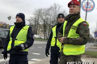 Policja w Szczecinie kontroluje ulice 