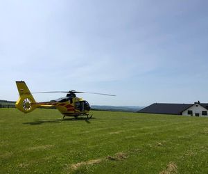 Wypadek motocyklistów w Baryczce