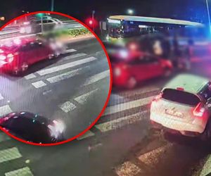 Kierowca zignorował zieloną strzałkę. Toyota huknęła w 14-latka na hulajnodze. Przerażające nagranie ku przestrodze