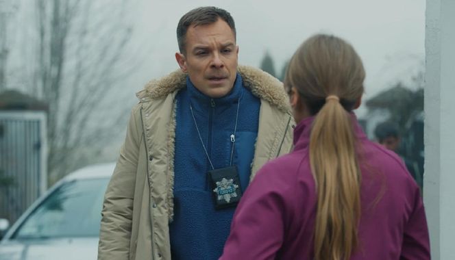 Barwy szczęścia odc. 3185. Majak (Łukasz Borkowski), Szymańska (Agata Pruchniewska)