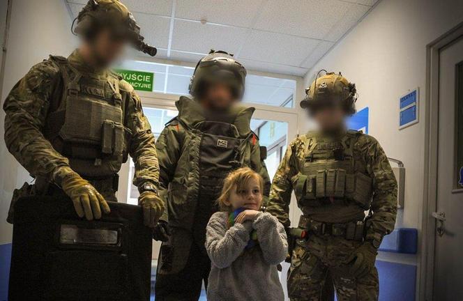 Antyterroryści w szpitalu