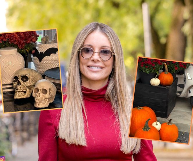 Małgorzata Rozenek udekorowała dom na Halloween