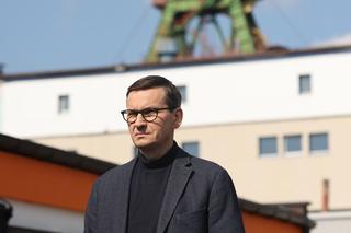 Premier Mateusz Morawiecki przed kopalnią w Zofiówce [GALERIA]