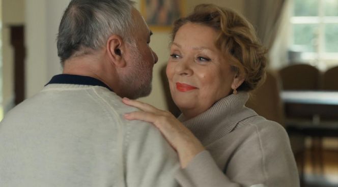 Barwy szczęścia, odcinek 3178. Józefina (Elżbieta Jarosik), Andrzej (Leon Charewicz)