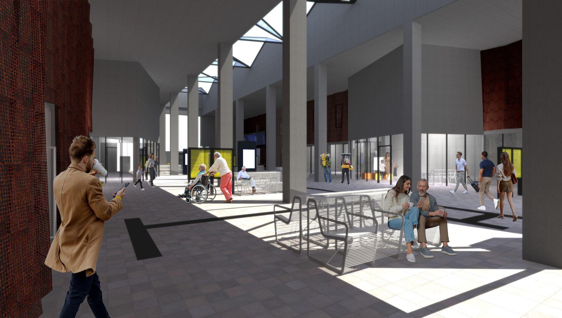 Przebudowa dworca Łódź Kaliska według An Archi Group