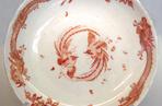 Miśnia – talerz porcelanowy z motywem chińskich smoków, ok. 1734 r. 
