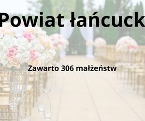 W tych powiatach na Podkarpaciu zawarto najwięcej małżeństw 