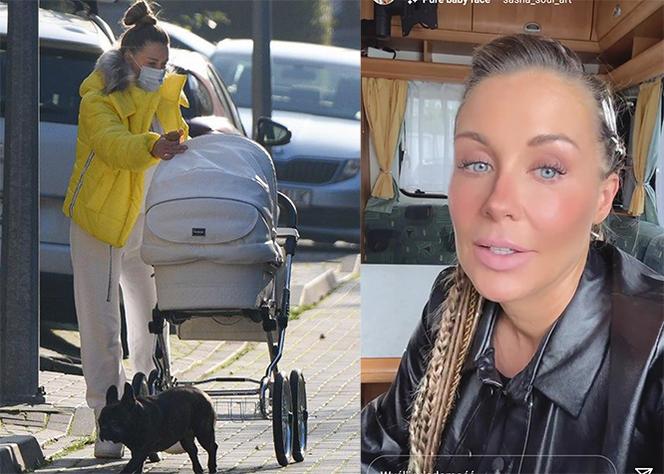 Pierwszy spacer Małgorzaty Rozenek z dziećmi po kwarantannie