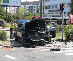 Wypadek na pl. Szyrockiego w Szczecinie